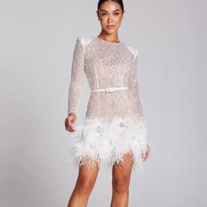 Nadine merabi -Aria white dress